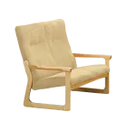 BE - 2 dvojkřeslo, koženka ROXA 3.10 - koženka kávová